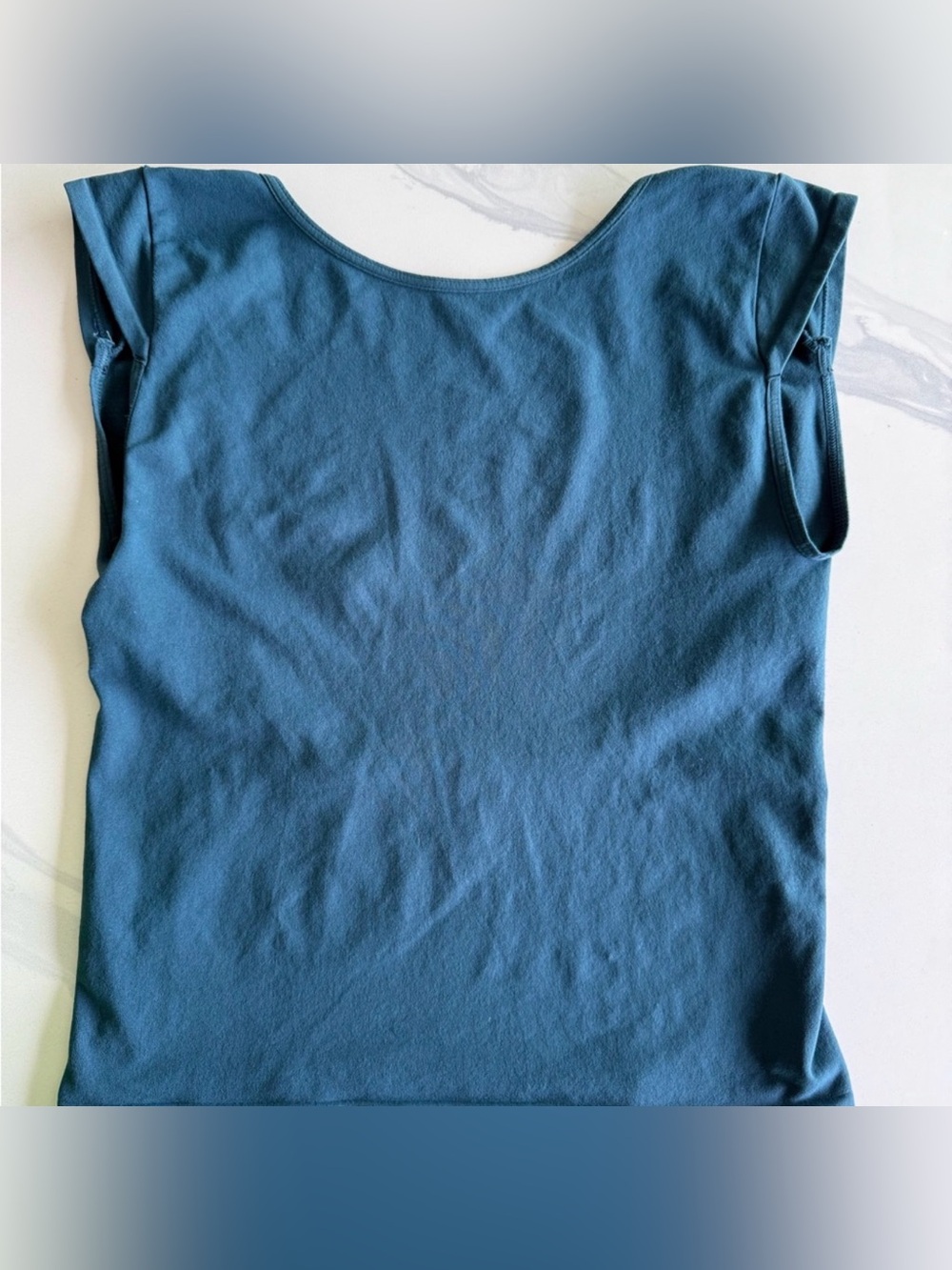 Free People Teal Low Back Top XS/S